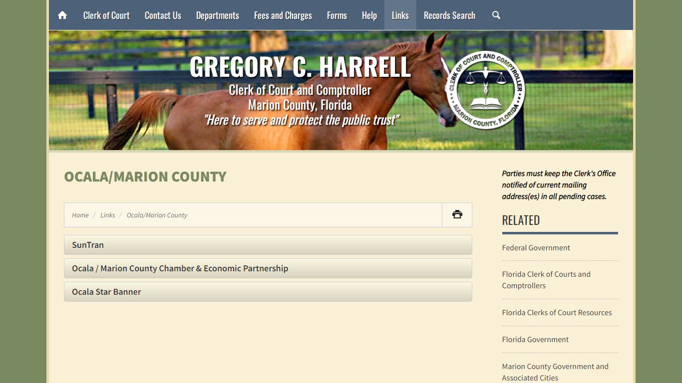 Ocala/Marion County - Marion County Clerk